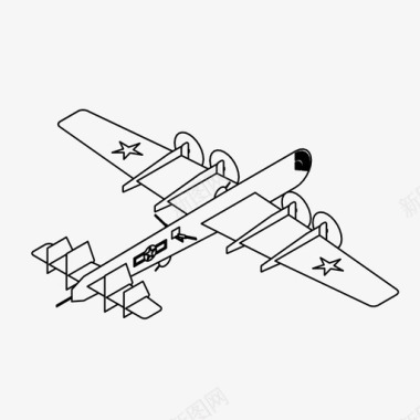 超级大乐透波音b29超级堡垒波音b29超级堡垒盟军图标图标