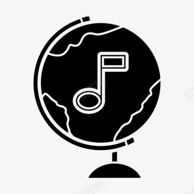 世界音乐全球全球音乐图标图标