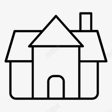 房产logo房产房子图标图标