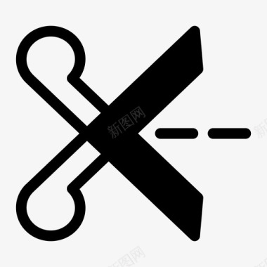 剪劈图标图标
