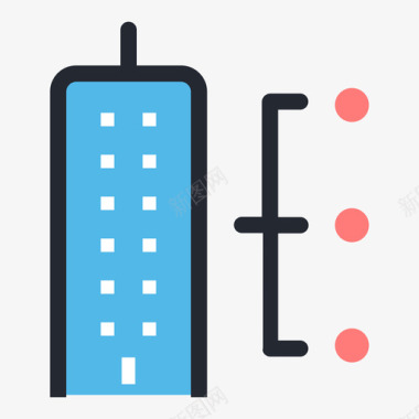 酒店圆桌酒店入住图标