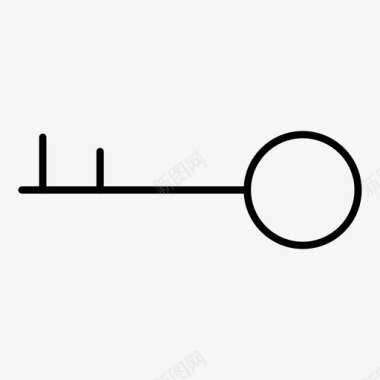 一卷竹简钥匙进入假日图标图标