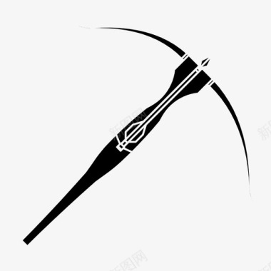 弩封建武器战斗图标图标