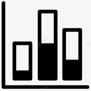 四要素图表条形图业务图表图标图标