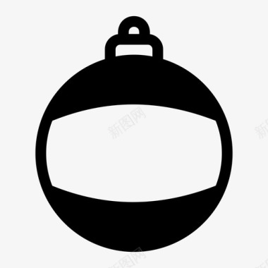 圣诞饰品球树图标图标