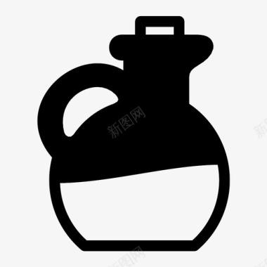 油瓶油壶橄榄油图标图标