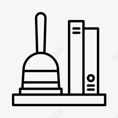 教师装饰物学校书籍教育图标图标