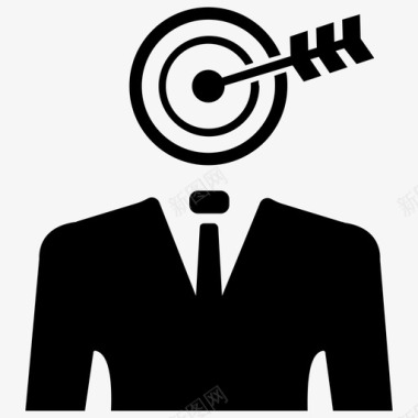 雄心壮志商业目标成就雄心壮志图标图标