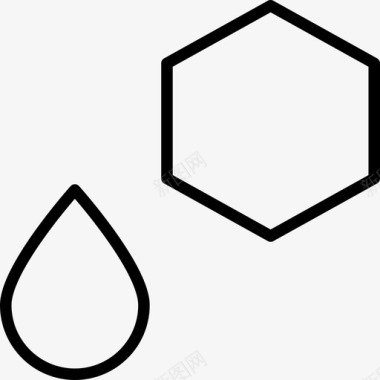 各种水滴造型蜂蜜蜜蜂梳子图标图标