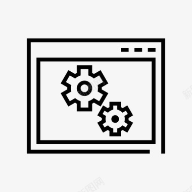 网站海应用程序开发布局网站图标图标