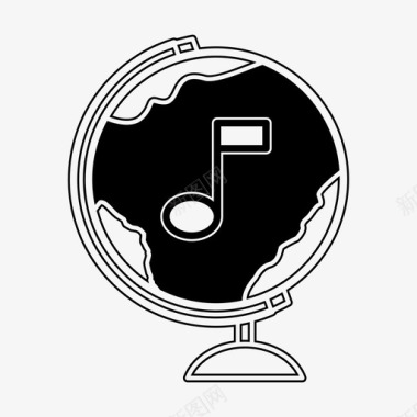 世界音乐全球音乐全球世界图标图标
