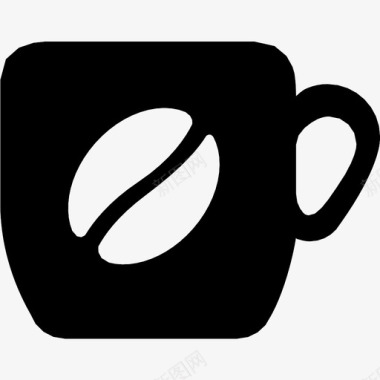 咖啡早茶马克杯图标图标
