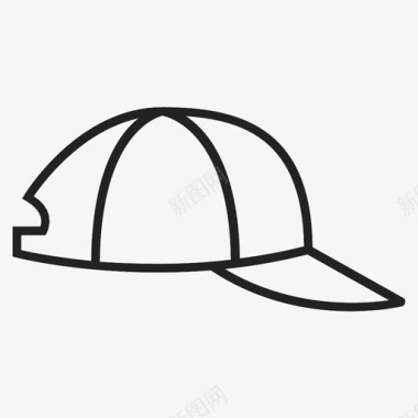 棒球帽配件运动图标图标