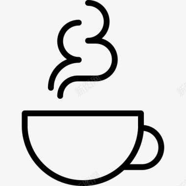 茶杯饮料超级简单图标图标