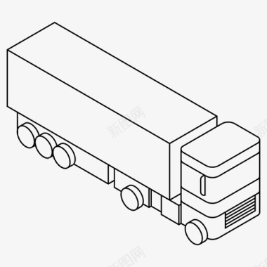 车辆图标卡车运输工具车辆图标图标