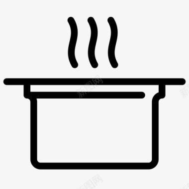 锅烹饪食品饮料图标图标