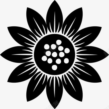 花太阳花向日葵图标图标