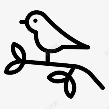 麻雀小鸟鸽子图标图标