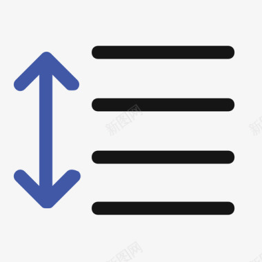字体字体行间距图标