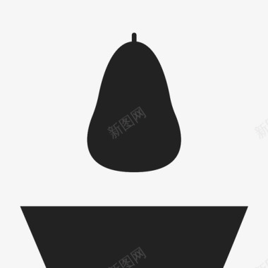摘梨篮子农作物图标图标