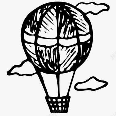 热气球热气球气球天空图标图标