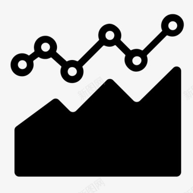 要素分析全市用电趋势分析图标