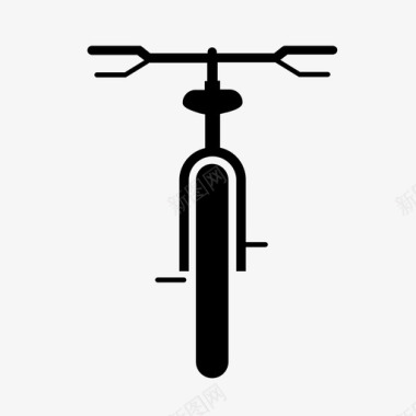 自行车旅行车轮图标图标