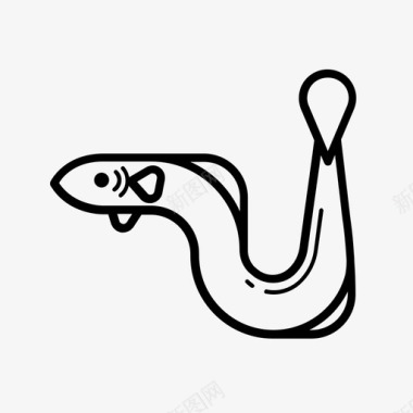 鳗鱼电鳗海图标图标