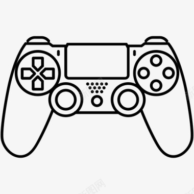 正方形板playstation4控制器dualshock图标图标