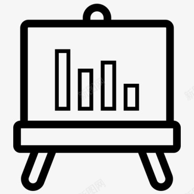数据分析曲线图数据分析图标