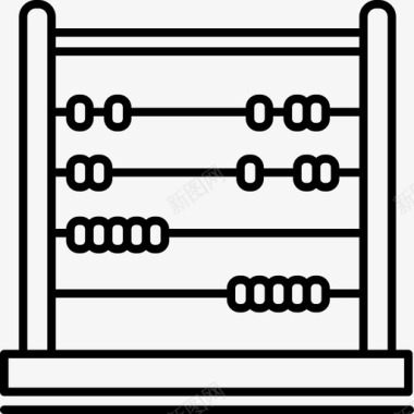 数学图标算盘数数数学图标图标