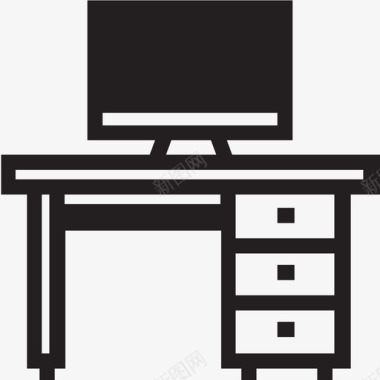办公室电脑桌桌面图标图标