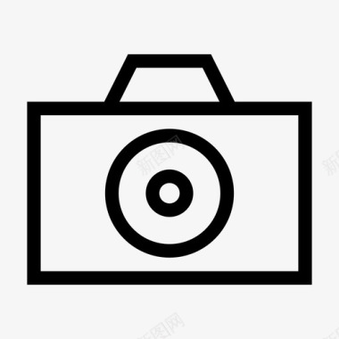 单反照片相机小型相机图标图标