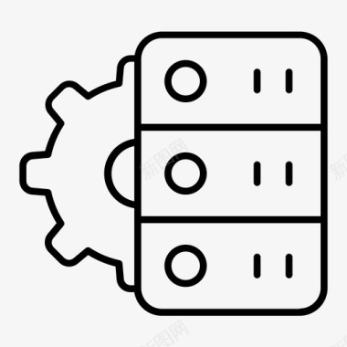 自动化设计数据库自动化计算图标图标
