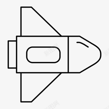 火箭儿童画火箭火箭发射火箭飞船图标图标