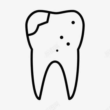 绿色牙齿图标牙齿牙医健康图标图标