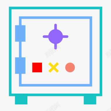 保险箱图片银行保险箱储物柜钱图标图标