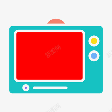 电视机电器电子产品图标图标