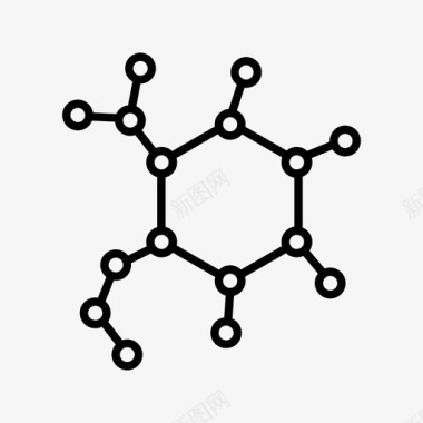 分子生物学原子dna图标图标