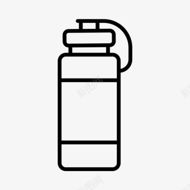 饮料瓶饮料瓶运动健身图标图标