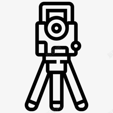 摄像机施工土木工程师图标图标