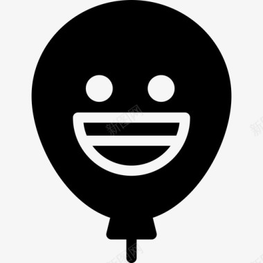 生日的气球快乐表情情绪图标图标