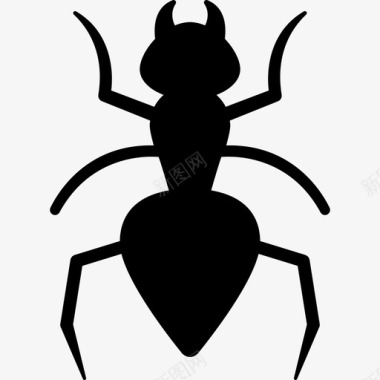 红蚂蚁动物自由动物图标图标