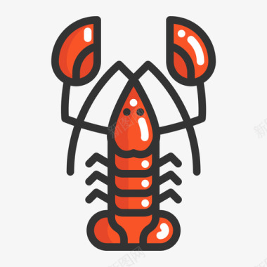 水果banner素材龙虾-Lobster图标