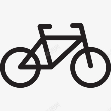 自行车交通工具暑假图标图标