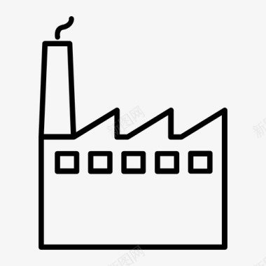 工厂电压表工业建筑工厂图标图标