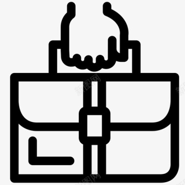 油煎包公文包包职业图标图标