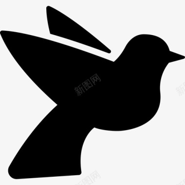 飞鸽动物自由的动物图标图标