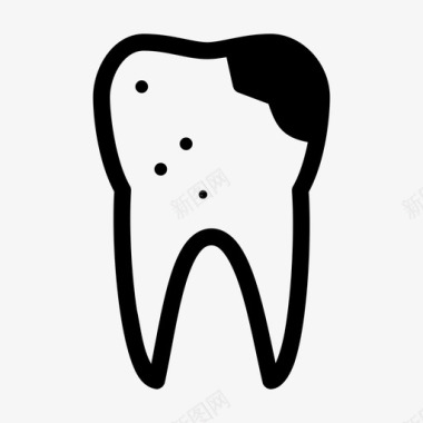 绿色牙齿图标牙齿牙医健康图标图标