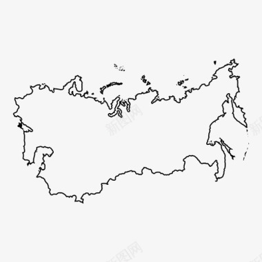 地图针苏联地图共产主义地图图标图标